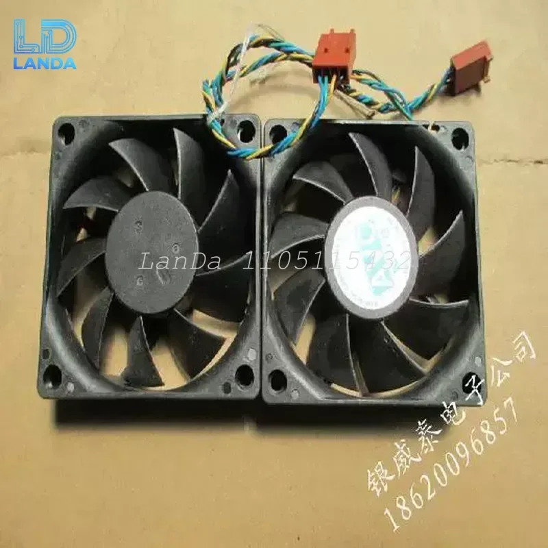 New Original AVC DA07020T12L 12V 0.2A 7020 7cm Four-Wire Temperature Control Silent Fan for Electronics Cooling