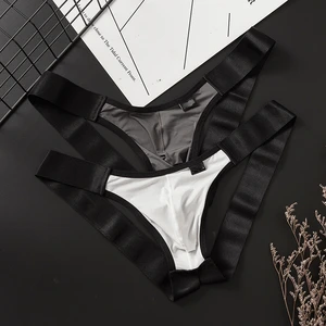 Die innere Kleidung der Männer mit offenem Rücken, sexy Jockstrap-Höschen, Tanga G-String, Penisbeutel, T-Back-Verbesserung, offener Arsch, Tanga, Dessous 8 Hauptverkäufe Cueca Penis Eröffnung - №5