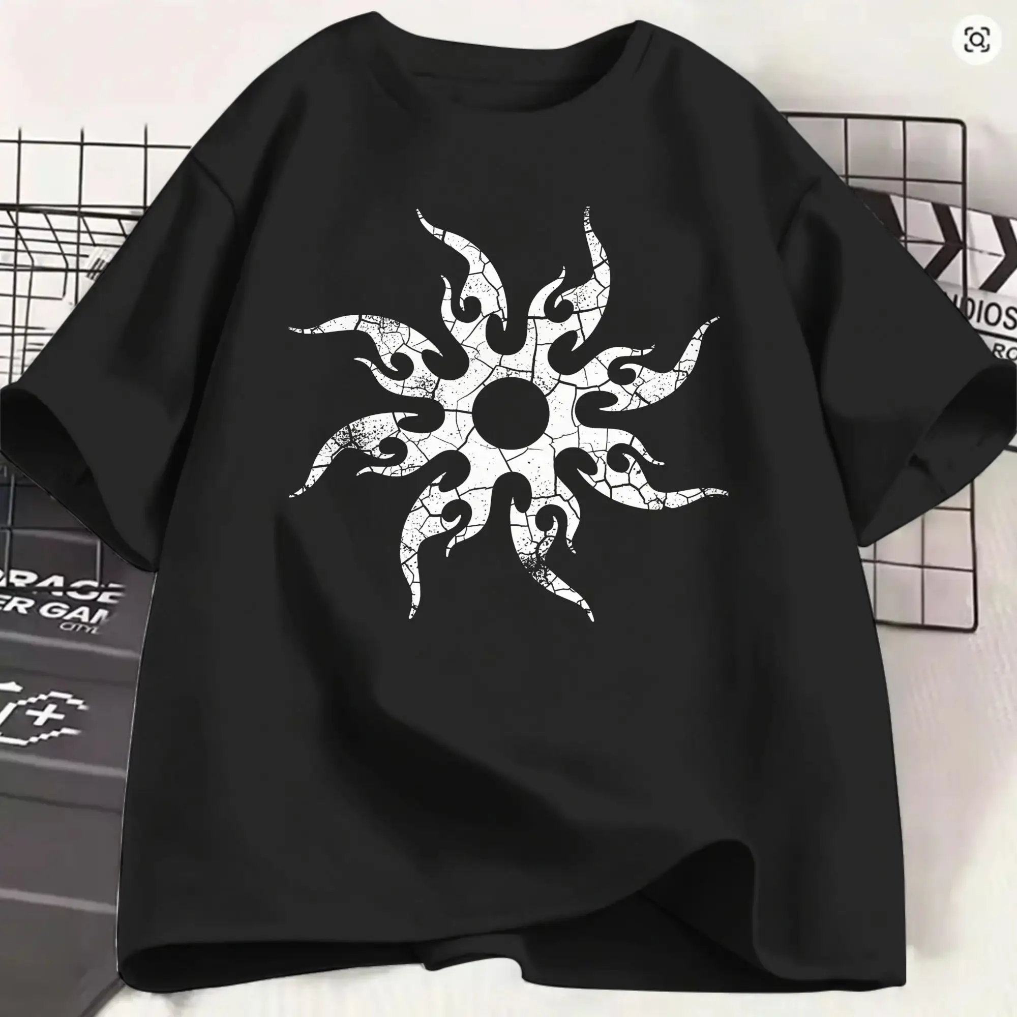 Forsakens Game 100% Cotton T-Shirt For Mens Summer Y2K Retro T-Shirts O Neck Harajuku Tees Oversized Dropshipping Clothing