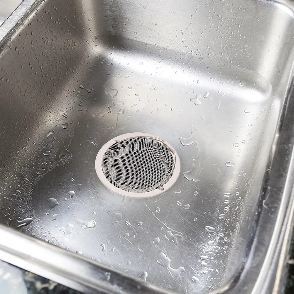 

4Pcs Stainless Steel Kitchen Sink Filter Basket Anti Clogging Strainer Food Catcher Utility Drain Basket for Washing