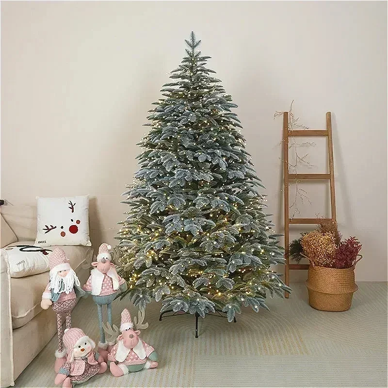 PE Artificial Christmas Tree with Lights Fir Tree Christmas Decorations Outdoor Indoor Christmas Ornaments 150cm180cm210cm