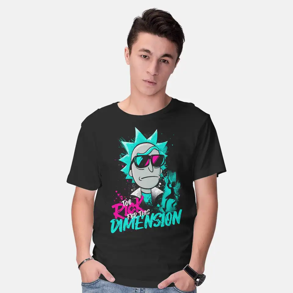 Too For This Dimension Anime Graphic T-shirts for Men Clothing Women Short Sleeve Tees Y2K tops New Arrival Unisex Summer