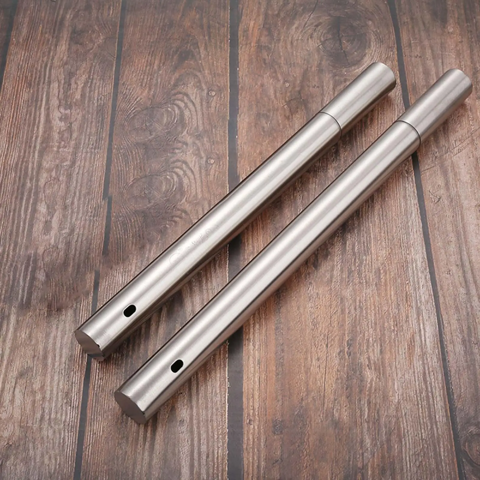 Stainless Steel Barbecue Skewer Storage Tube Ventilation Bottom Kebab Organizer for Grill Kit Use