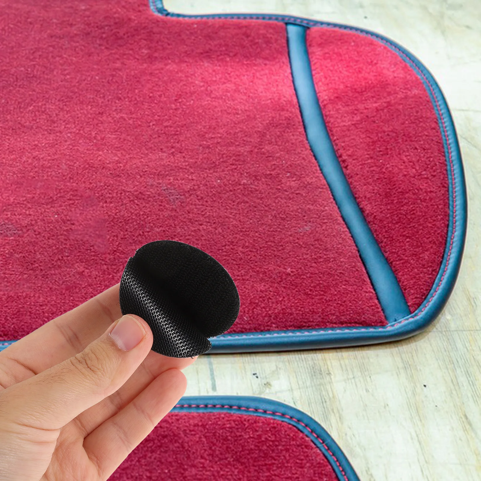 Auto Mat Bevestiging Zelfklevende Haak Lus Strips Dubbelzijdige Tape Voor Auto Vloer Bevestiging Sticker Grijpende Tape