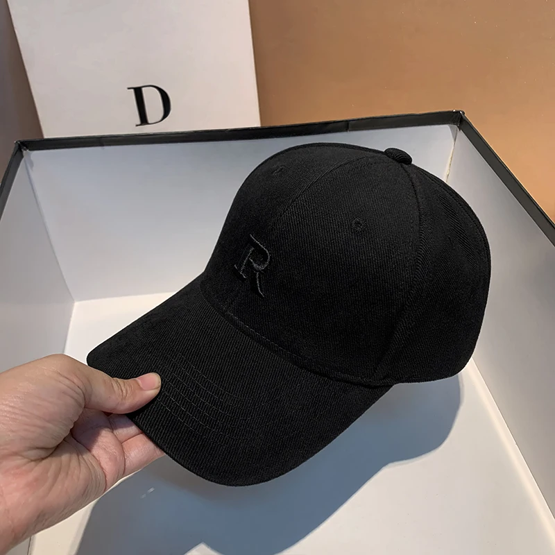 2022 New Baseball Cap for Women and Men Fashion Visors Cap Casual Snapback Hat Letter R Hip Hop Hats Kpop Designer Cap Men