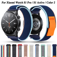 Watchband Strap For Xiaomi Watch S1 Active/ S1 Pro/ S2 46 42mm Sport Nylon 22/20mm Band For Mi Watch Color 2 Bracelet Wristbands