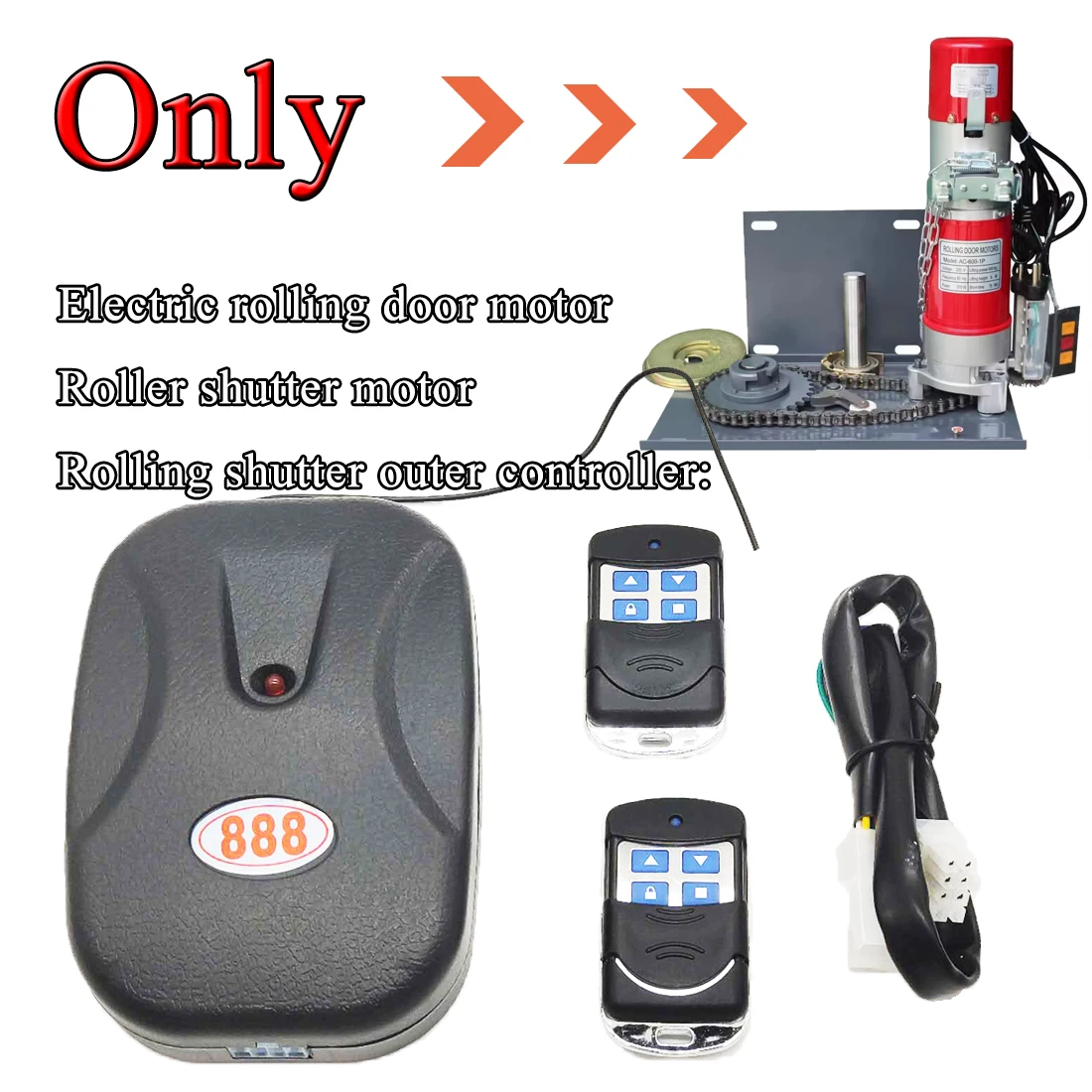 5Pcs 888Model Rolling Shutter Remote Control Door Controller Electric Garage Lifting Receiver External Motor Control Box