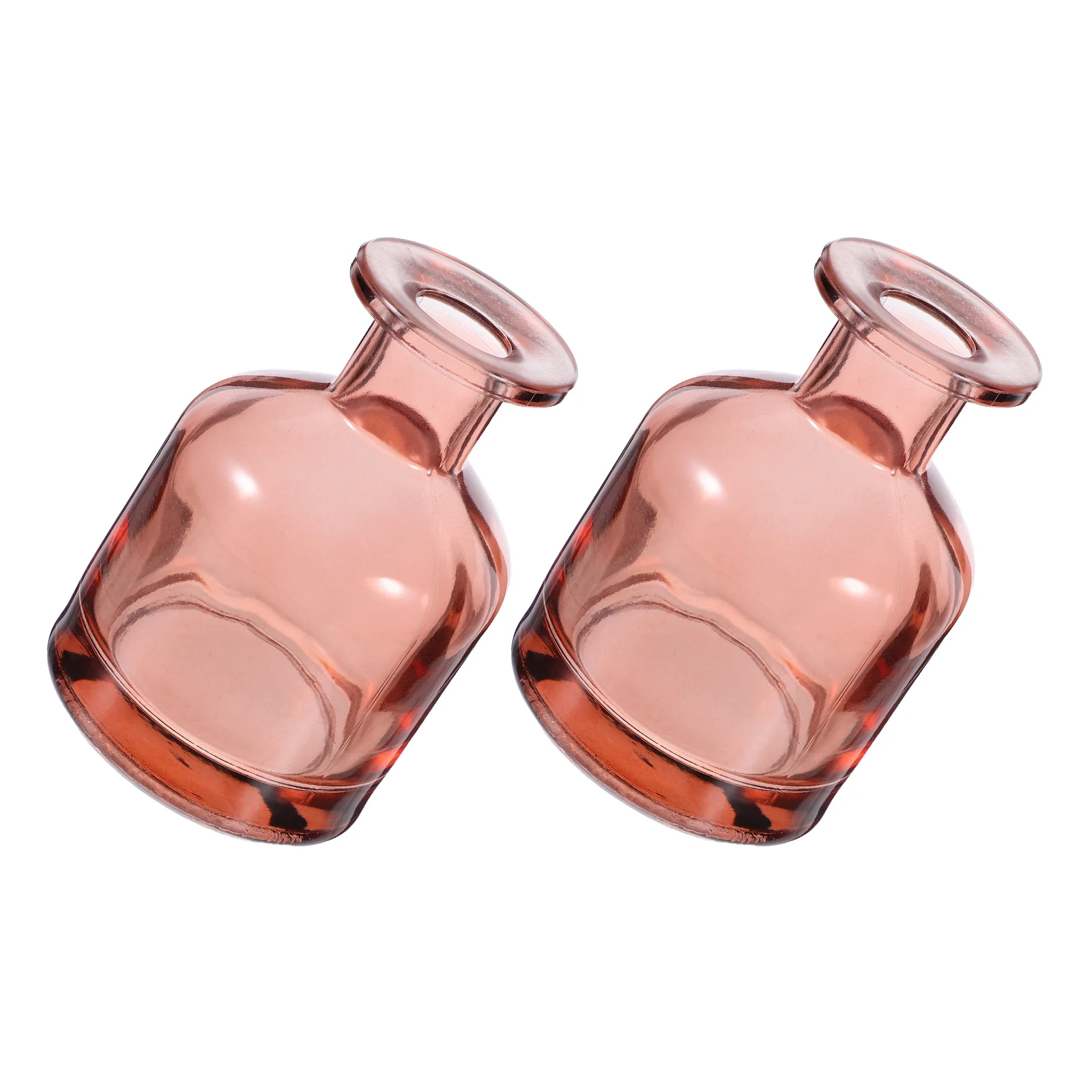 

2Pcs Glass Aromatherapy Bottle 150Ml - Refillable Reed Diffuser Jars for Home Essential Oil Storage Decorative Fragrance