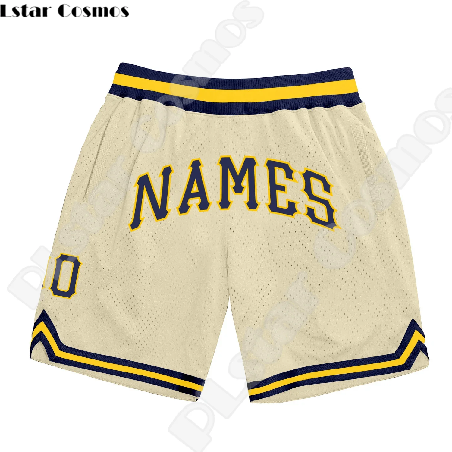 Custom Name DIY Logo Pattern Team Number Basketball Shorts Pants Retro Breathable Mesh 3DPrint Summer Harajuku Drop Shipping A11