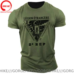 New French Foreign Legion Special Forces World War Army T Shirt Men Tshirt Homme Camisetas Men Cotton T-shirt Tees Tops Clothing