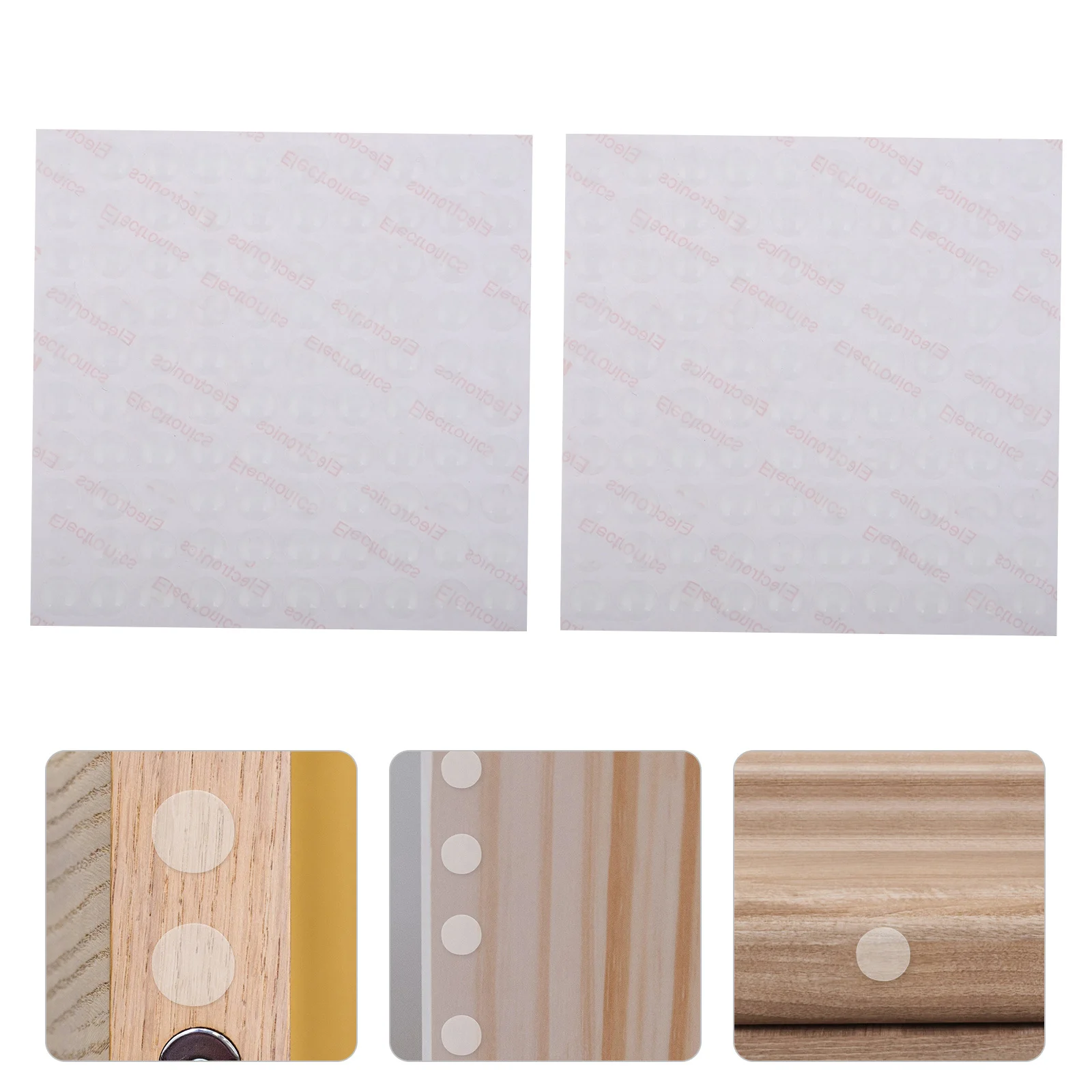 

200 Pcs Furniture Cabinet Door Bumpers Clear Bed Accessories Tables and Chairs Rubber Feet Anti Slide Grips Floor Protectors