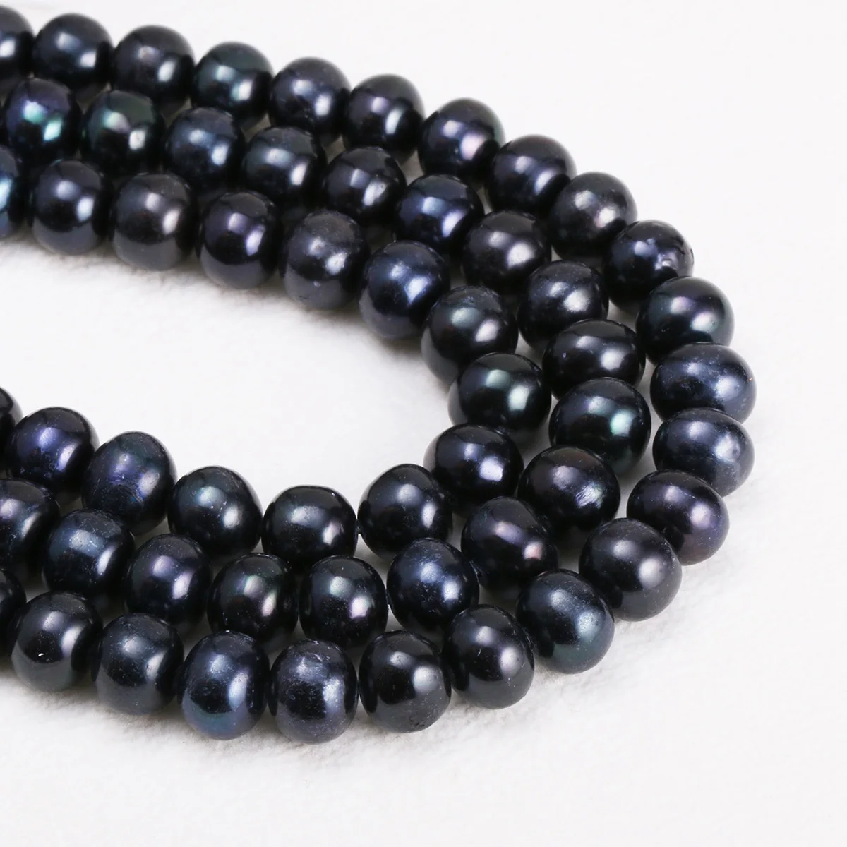 

8-9mm Black Potato Shape Loose Beads Natural Freshwater Pearls Beads for Jewelry Making Supplies DIY Necklace Bracelet Accessory