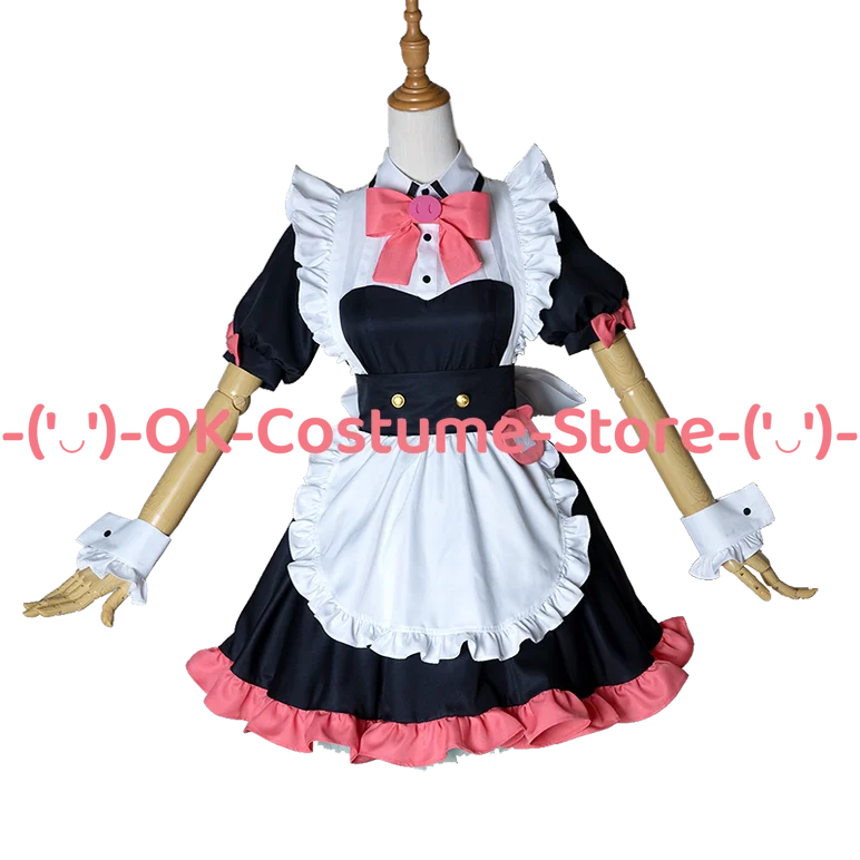 Akiba Maid War Mannen Ranko Wahira Nagomi Yumechi Cosplay Costume Women Kawaii Lolita Maid Dress Uniform Halloween Party Outfit - view 5
