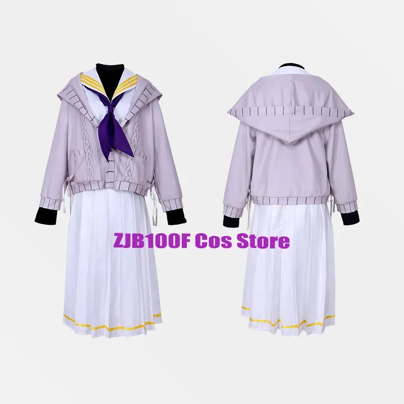 

ss23Yurizono Seia Game Blue Archive Costume Iochi Mari Cosplay Dress Prop Headwear Set Anime Role Play Outfit for Woman