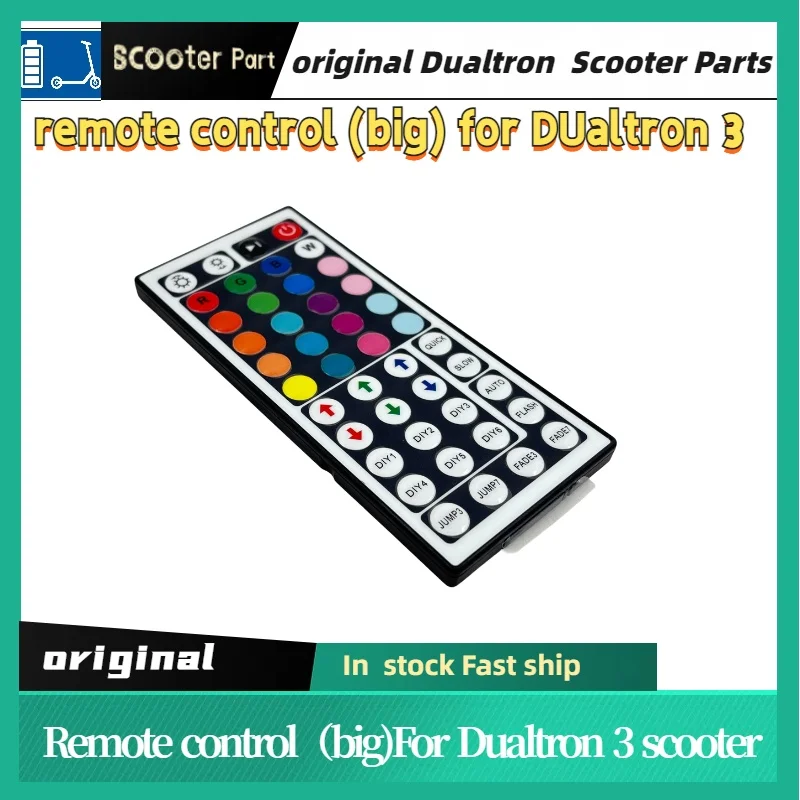 Piezas minimotores originales, luz de poste vertical DT3, control remoto (Grande) para DUaltron 3, lámpara de Scooter eléctrico, control remoto