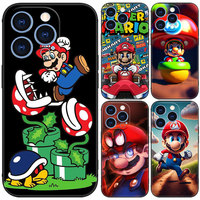 S-Super M-Mario Black Phone Case For Honor 200 90 Lite X7B X6 X8B X6A X6S X7A X8A X9A X9B X5 Plus 70 20Pro 10Lite Cartoon Cover