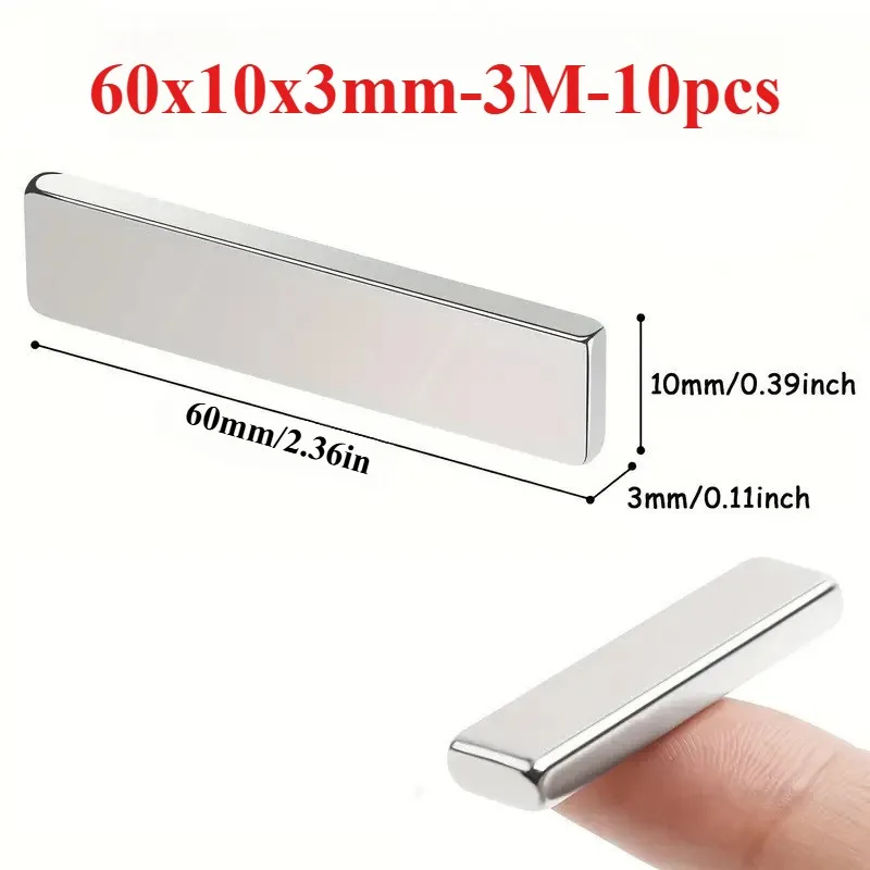 Variant: L60x10x3mm-3M-10pcs
