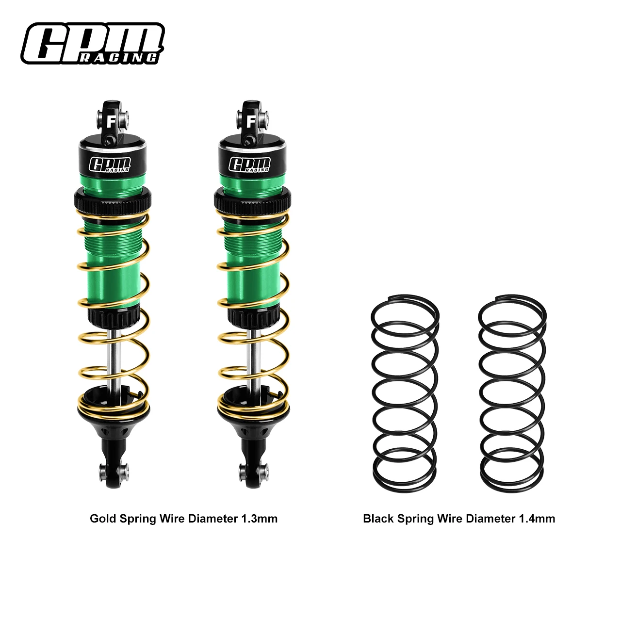 GPM Alloy Front Adjustable Spring Shock 104mm For TRAXXAS 1/8 JATO 4X4 VXL 7462