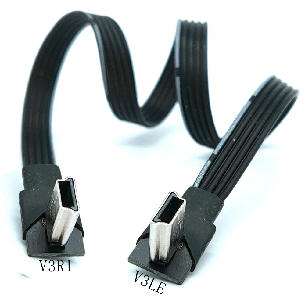 10ซม.90 Grad 4 Winkel Mini USB Buchse Auf Mini B 5 Pin Stecker Kabel อะแดปเตอร์50ซม.100ซม.