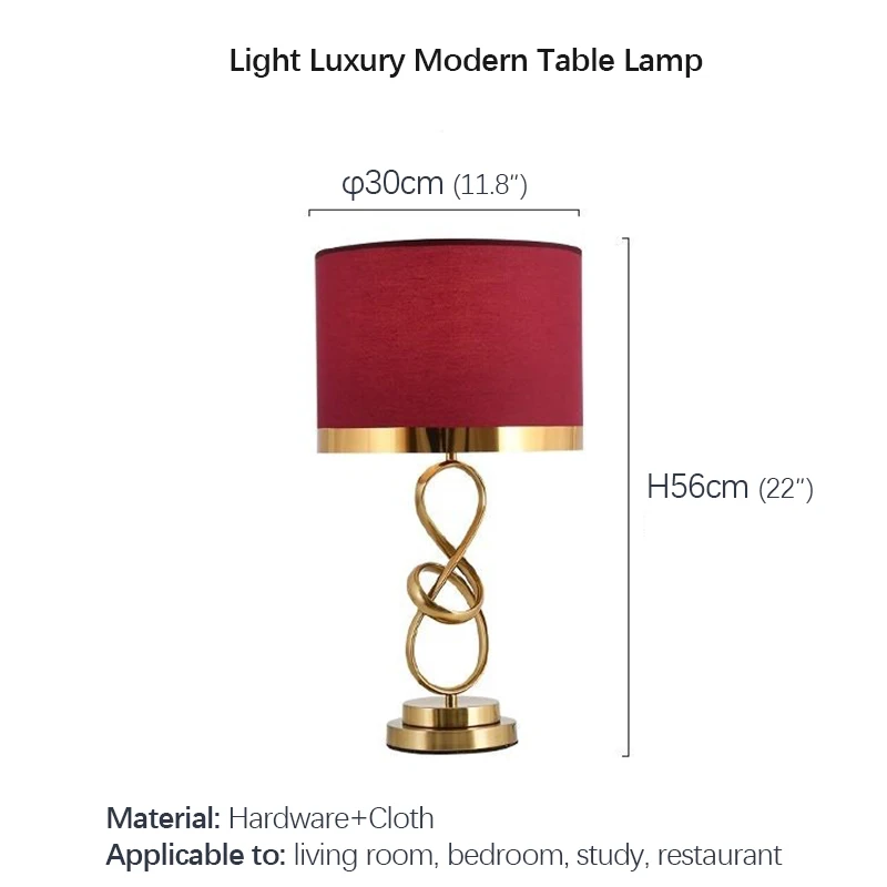 Europese Slaapkamerbed Aanrecht Lamp Luxe Eenvoudige Moderne High-Creative Led Driekleuren Decoratieve Tafellamp