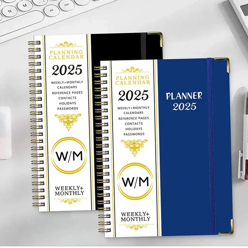 2025 Calendar Planner Calendar Planner Monthly Planner Calender Book Daily Planner Planning Calendar January-December 2025 A5