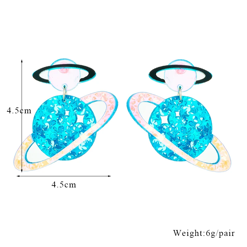 YAOLOGE Acrylic Exaggerated Halloween Skull Pumpkin Eyes Drop Earrings For Women Cartoon Creative Jewelry Party Festivals Gifts