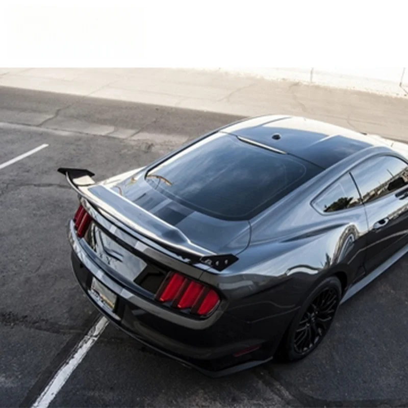 

For Mus Carbon Fiber Car Auto Sports Back Exterior Automobile Rear Boot Lip Trunk Tail Gate Spoiler Wings Empennage