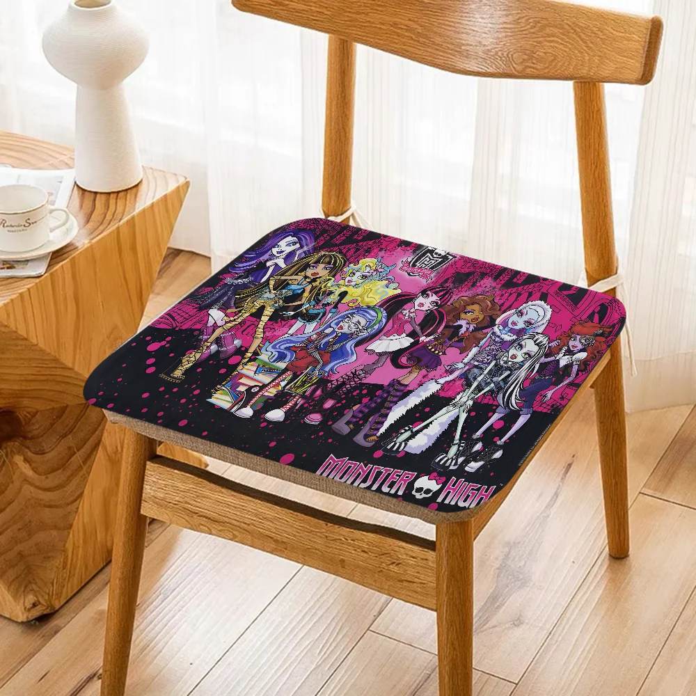 M-Monster Cartoon High Tie Rope Chair Cushion Soft Office Car Seat Comfort Breathable 45x45cm Cushion Pads