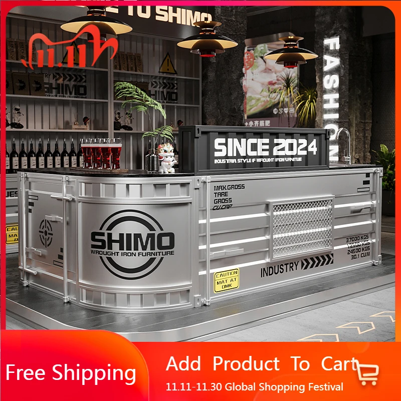 

Aesthetic Bar Reception Desks Minimalist Restaurant Modern Beauty Desks Luxury Industrial Unique Escritorio Lounge Furniture