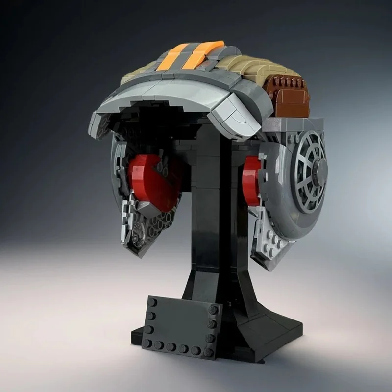 633pcs MOC Bad Batch Helmet Omega Star Battle Model Building Blocks Home Decor Desk Display Shelf Accent Office Gift For Adults