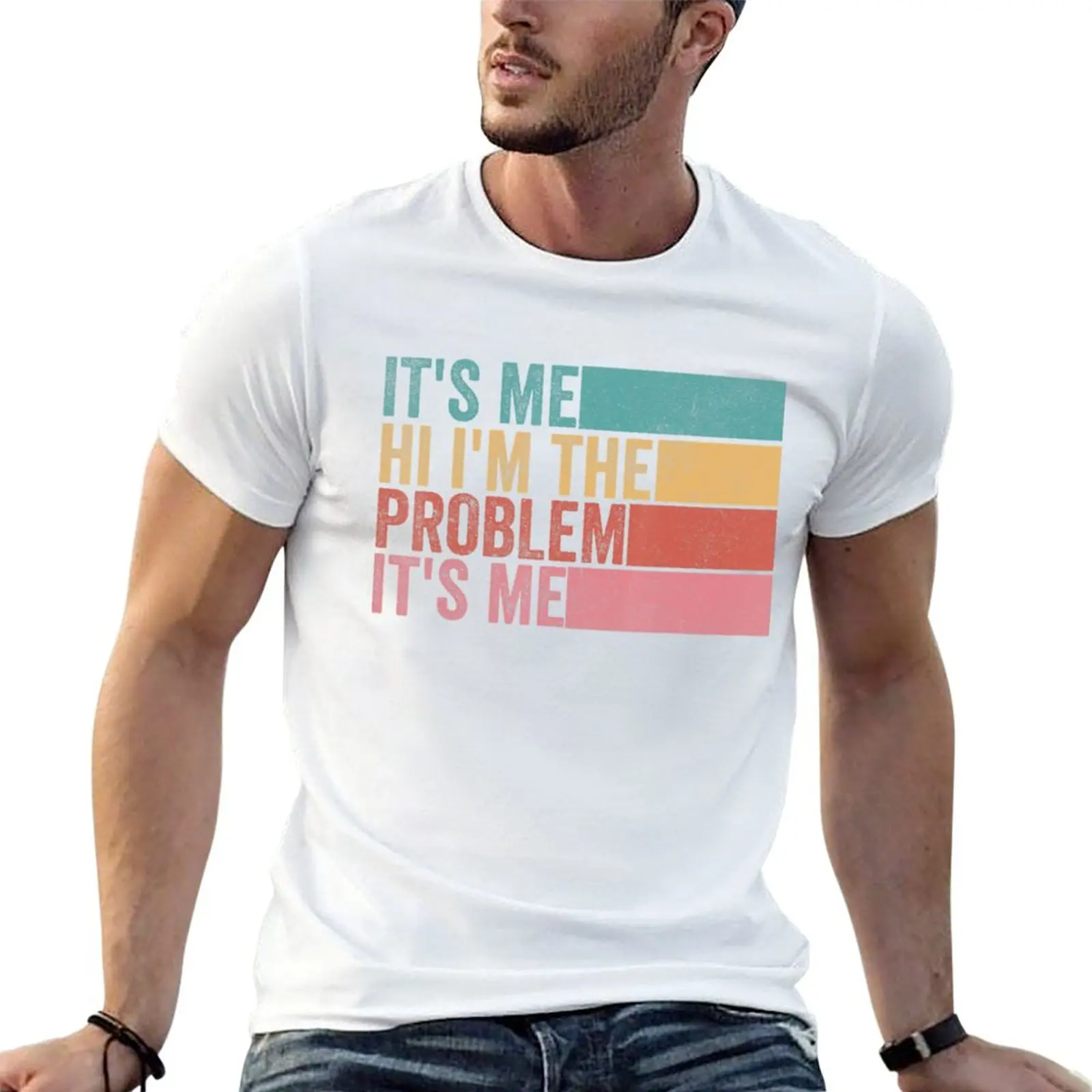 

Its Me Hi Im The Problem T-Shirt t shirts with prints cotton tshirt 100% T-Shirt