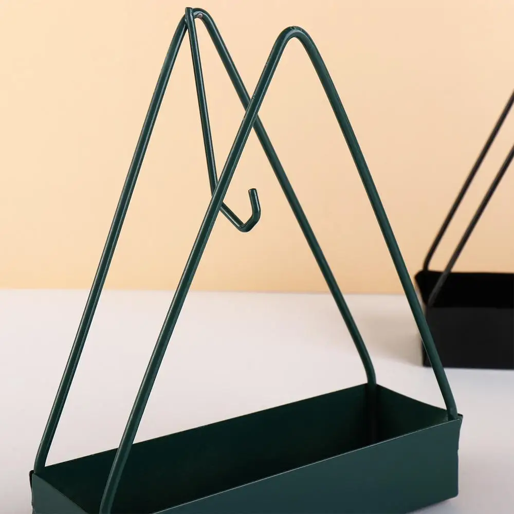 Triangular Shape Iron Mosquito Coil Holder Vertical Anti-Scald Mosquito Incense Rack Rustproof Portable Triangle Coil Tray