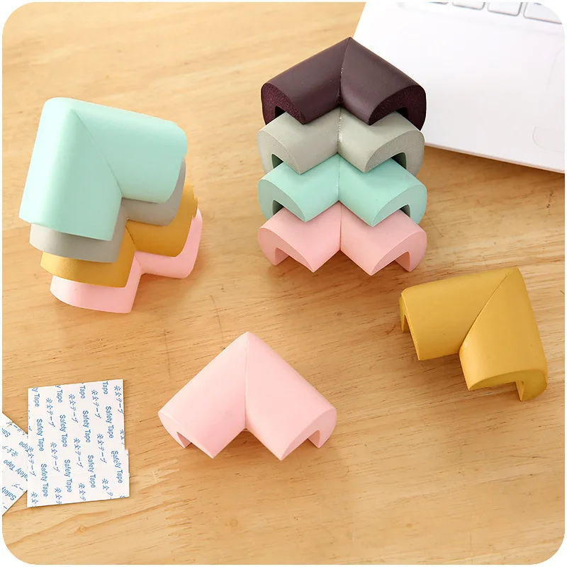 4pcs/set Soft Table Conner Guards for Baby Children Furniture Edge Cover Pad Bumper Anticollision Pad Safety Conner Protector