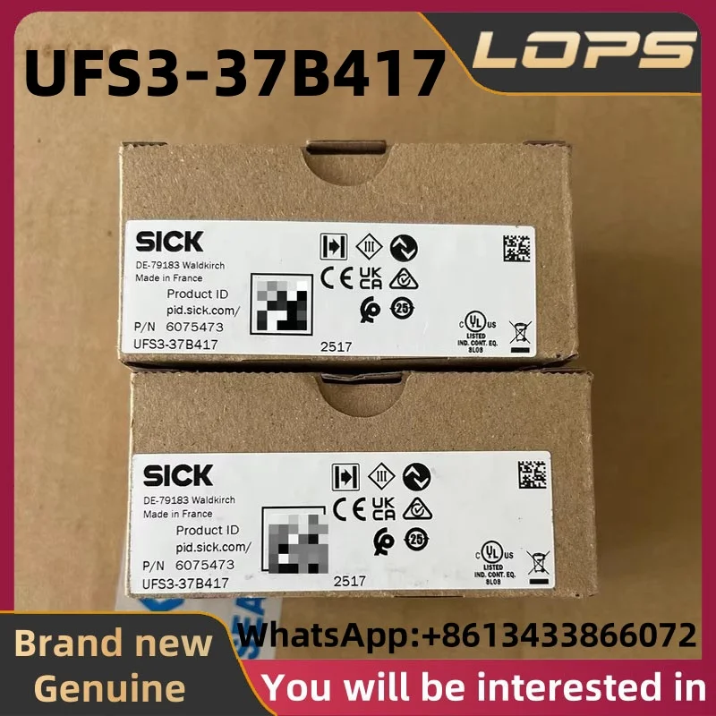 UFS3-37B417 Brand new original SICK Ultrasonic sensor, large quantity in stock, welcome to consult