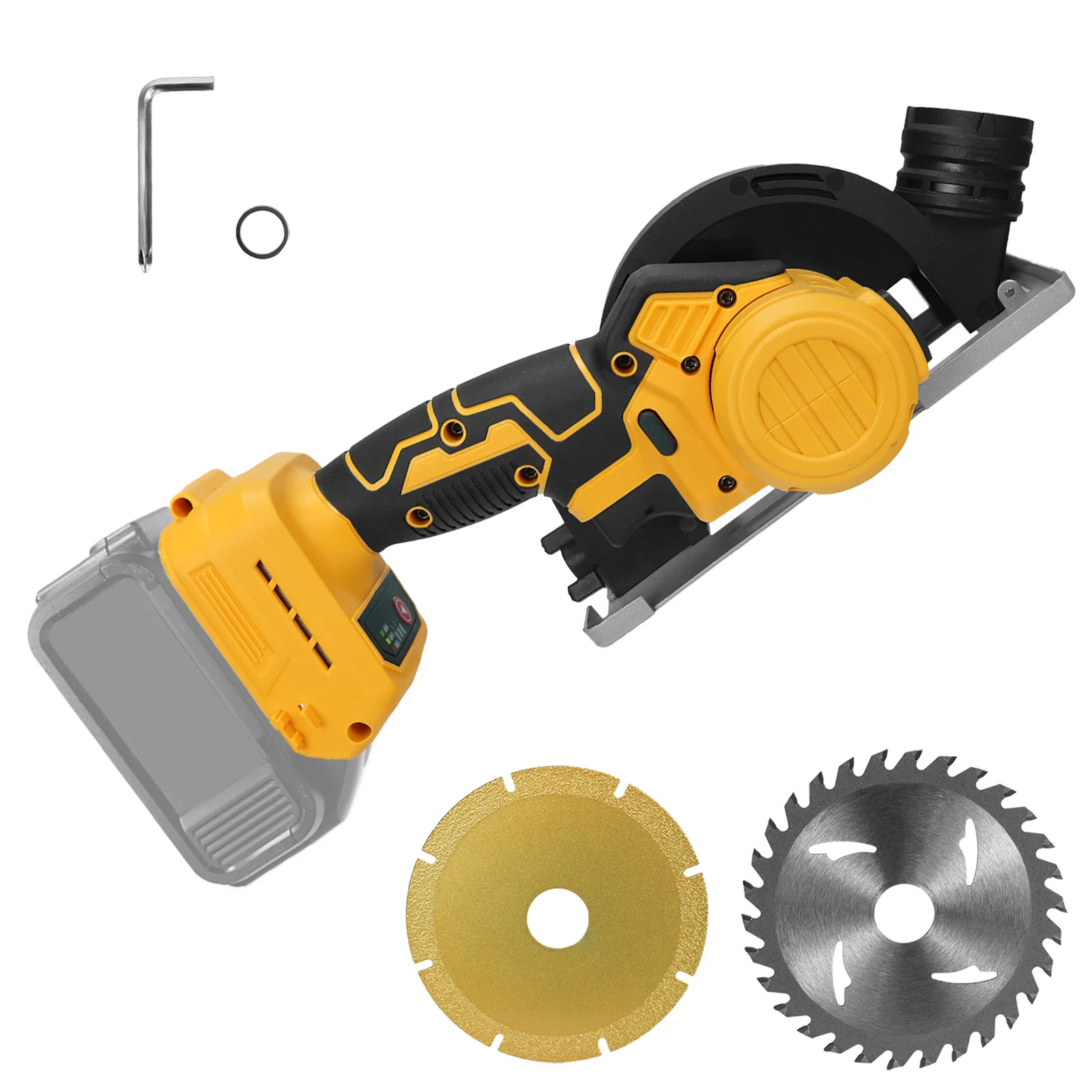 

1000W Brushless Angle Grinder Cordless Electric Circular Saw 3 Speed Woodworking Saw Metal Cutting for Dewalt 20V Battery