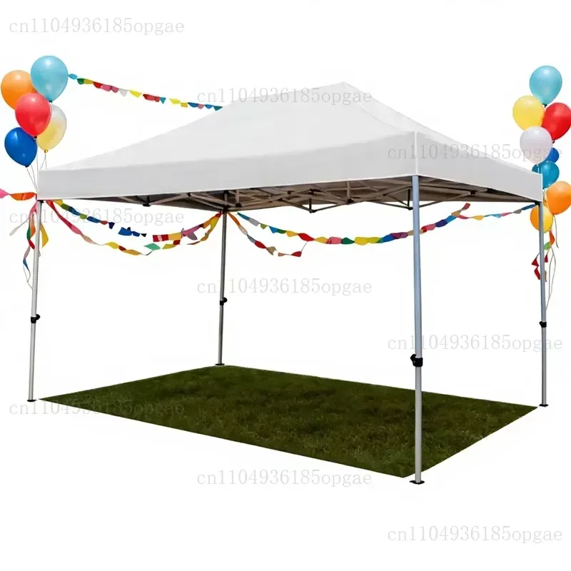Outdoor summer single-layer PVC tent can be opened, foldable UV protection and waterproof trade exhibition advertising