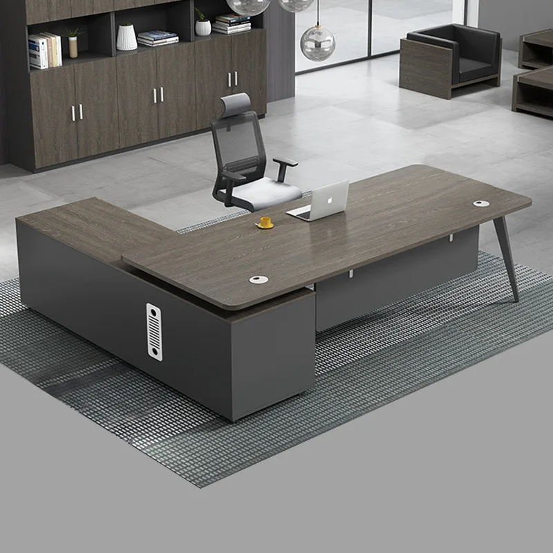 

Desk Boss Table Simple Modern Computer Desk And Chair Combination Office Manager