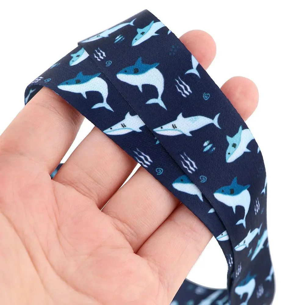 

Webbings Ribbon Hang Rope Key Ring Holder Mobile Phone Strap Phone Hang Rope Whale Shark Lanyards Marine Animal Phone Lanyard