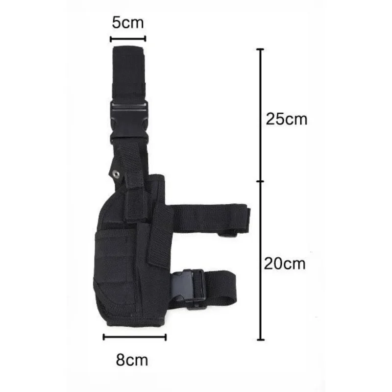 Universal Left Right Hand Gun Holster Tactical Tornado Drop Leg Thigh Holsters Hunting Airsoft Glock Handgun Holder Bag