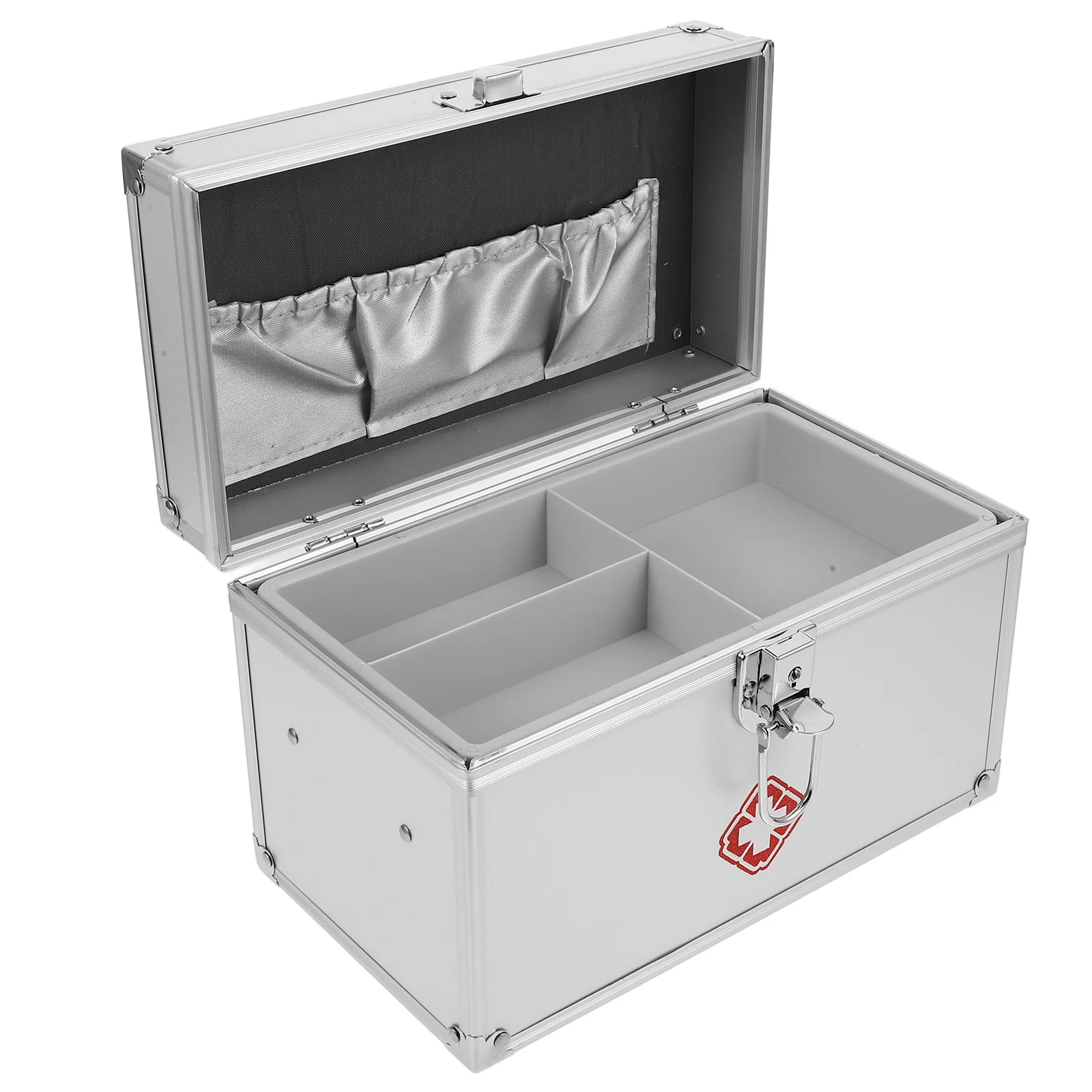 First Aid Medicine Box Large Capacity Portable Storage Case For Home Travel Camping Outdoor Emergency Use Sturdy Handle