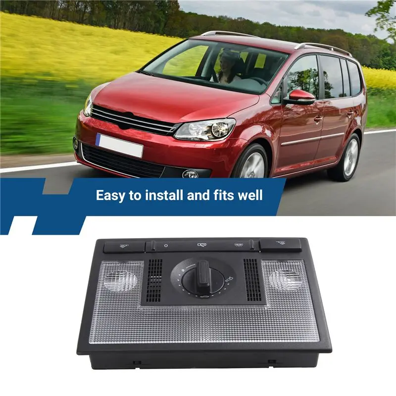 Plain Car Front Reading Light Dome Lamp Light Switch For VW Beetle Jetta Beetle Octavia Fabia Polo 9N 6R Touran 6Q0959613A