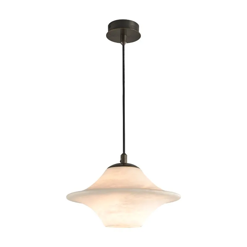 

Bedside small chandelier modern creative personalized flying saucer restaurant bar light simple light luxury marble chandelier