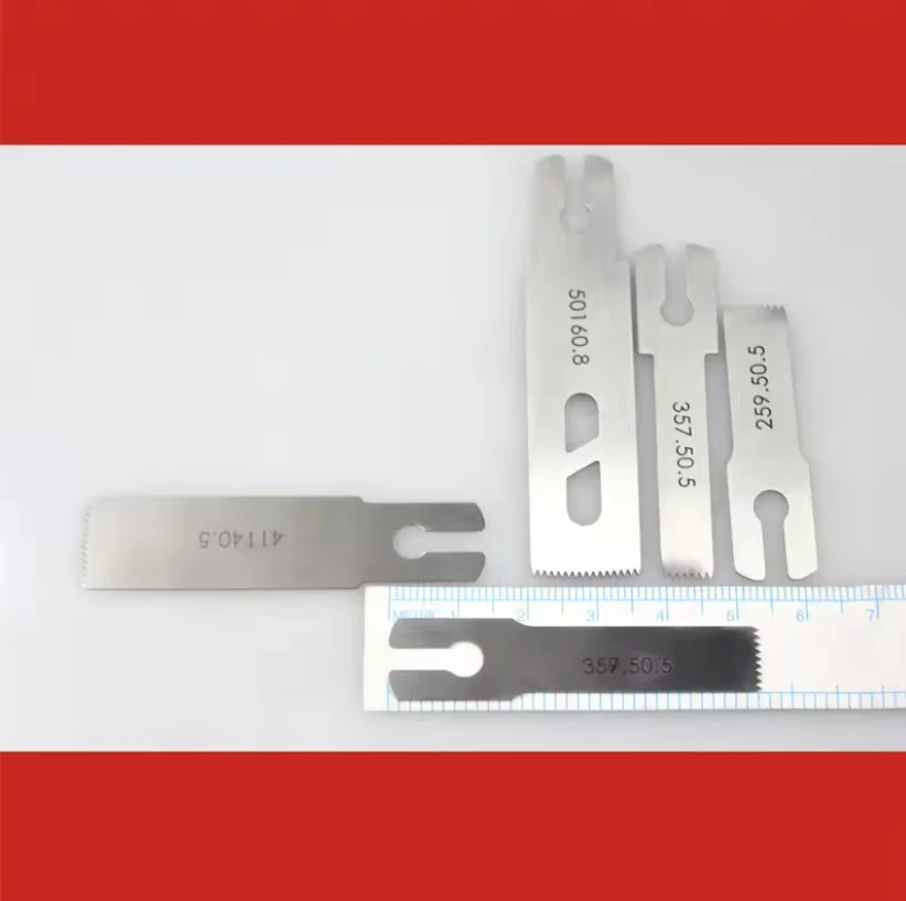 HUATRAU Electric Oscillating Saw Blade Alloy Steel Flat Teeth Upper Lower Teeth Bone Saw Blade Hand Foot Limb Femoral head