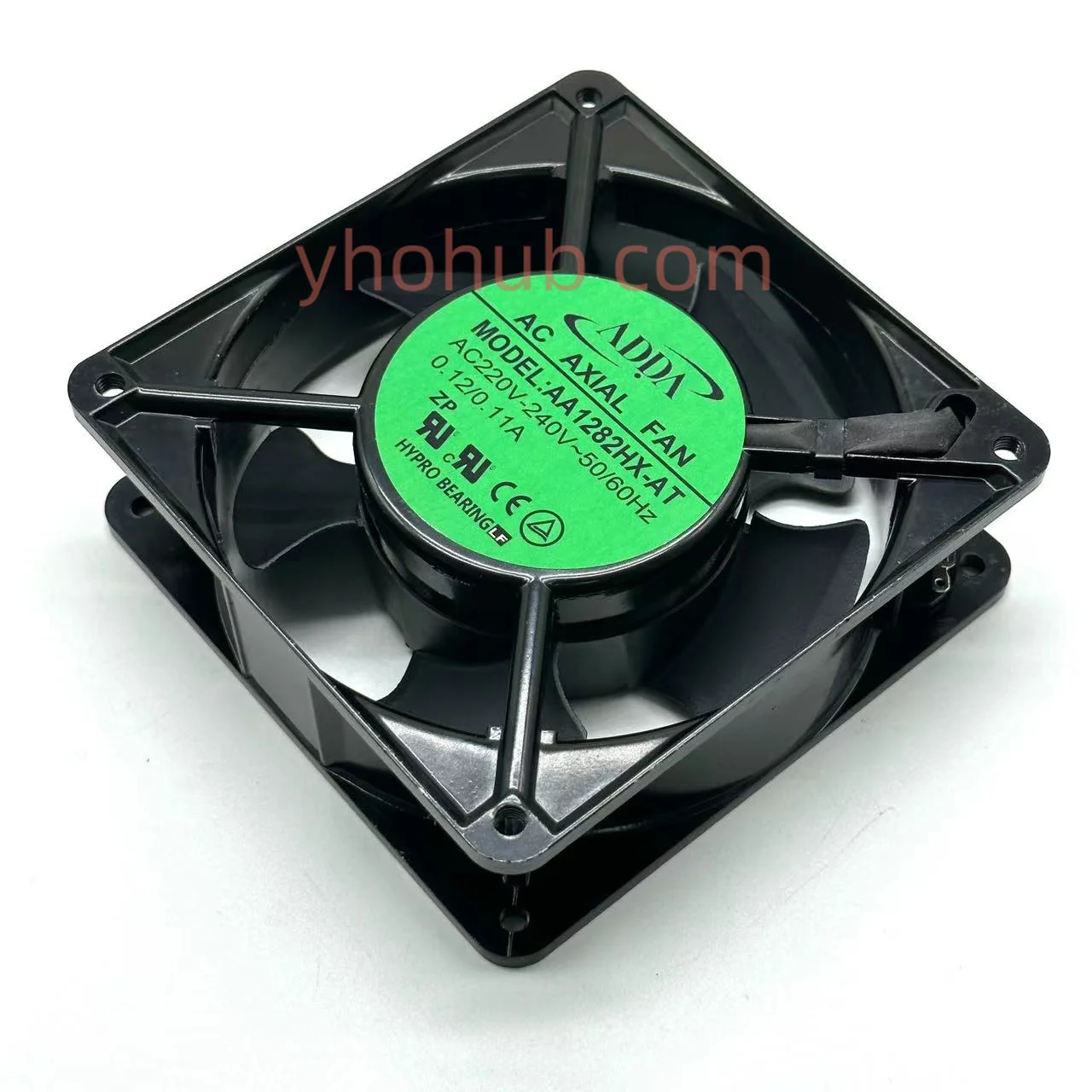 

ADDA AA1282HX-AT AC 220V 240V 0.12/0.11A 120x120x38mm 2-Pin Server Cooling Fan