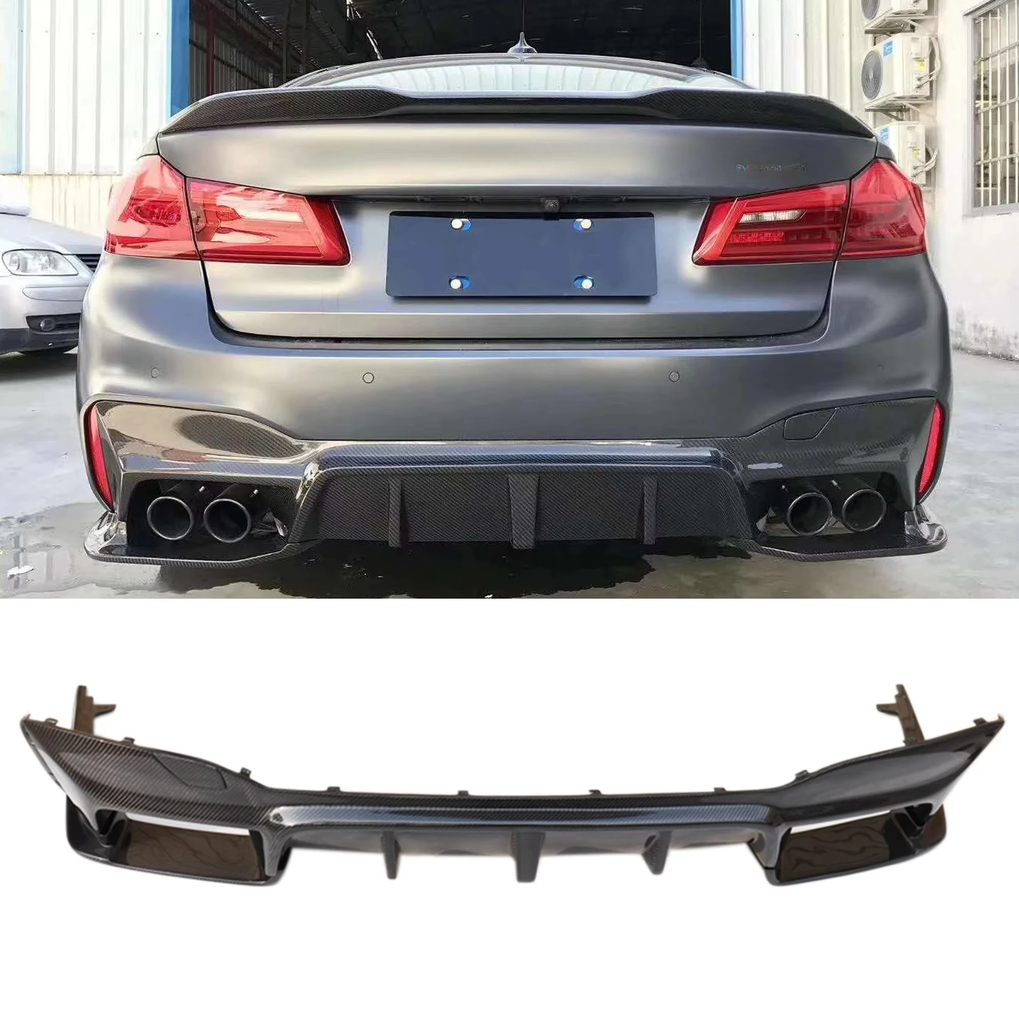 

F90 M5 & G30 M 3D Dry Carbon Rear Diffuser: Perfect Accessory for Tech Bumpers