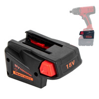 M18V18 Battery Adapter Converter for Milwaukee 18V Lithium-ion Battery to Milwaukee V18 18V NI-CD Battery (with USB Port)