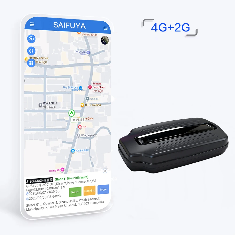 Car Gps Tracker Vehicle Anti-Theft Wireless Strong Magnetic Tracking Device Car Tracking Device Positioning Instrument Beidou Gps Tracker Car Tracking Device Electric Vehicle Tracking Anti-Lost Device Vehicle Anti-Theft Device