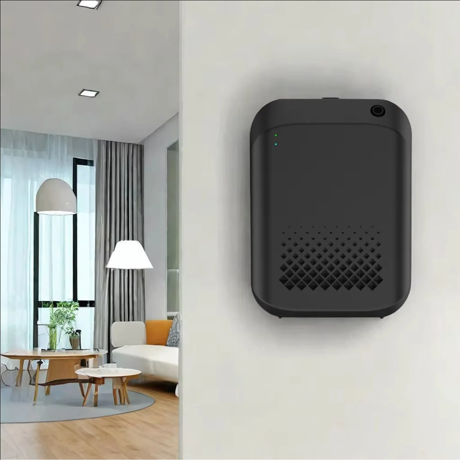 Large Capacity 400ml Eco-Friendly USB Battery App-Controlled Electric Ultrasonic Aroma Diffuser Waterless Plastic Household Car