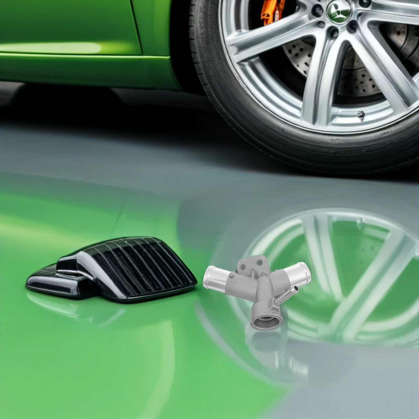 

Engine Coolant Filler Neck For 16502-21080 16502-21060 Aluminum Radiator Water Tube Adapter Replacement Coolant Neck