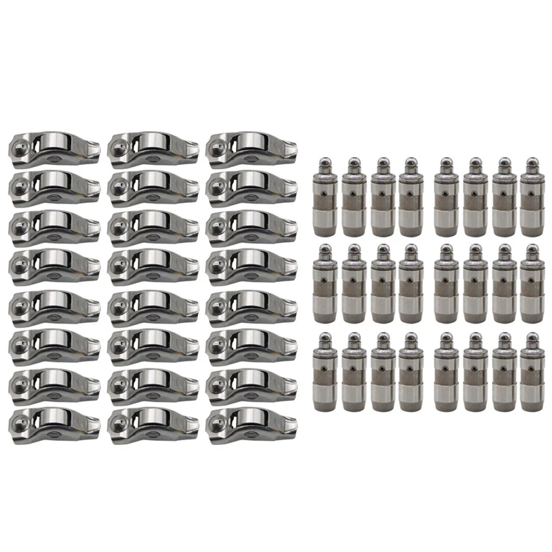 24 Set Car Rocker Arms & Lifters Fits For Ford F-150 Mustang 4.6L 5.4L 3V FLEX 3L3Z6564BA 5L1Z6500A Accessories Parts Kit